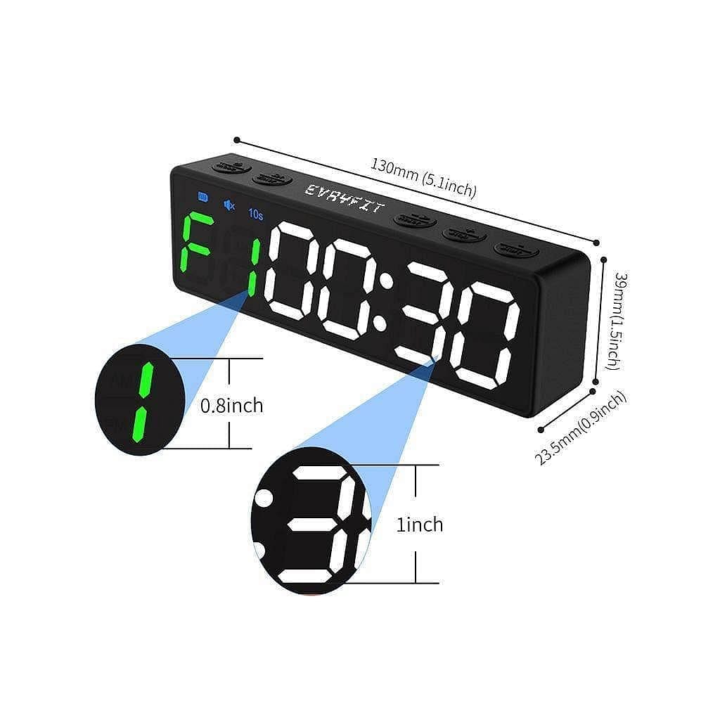 Magnetic - evryfit - 2go, accessories, evryfit, evryfit 2go, gym timer, magnetic gym timer, portable timer, timer, wod timer, workout timer